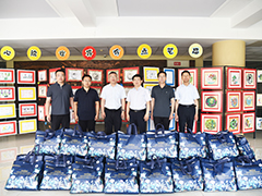 公司走訪慰問玉龍湖小學